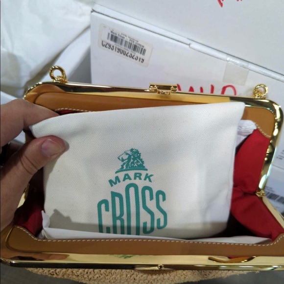 MUST SELL - NIB/NWT! Mark Cross Susanna Raffia Shoulder Bag - MSRP $2200 - Picture 5 of 13